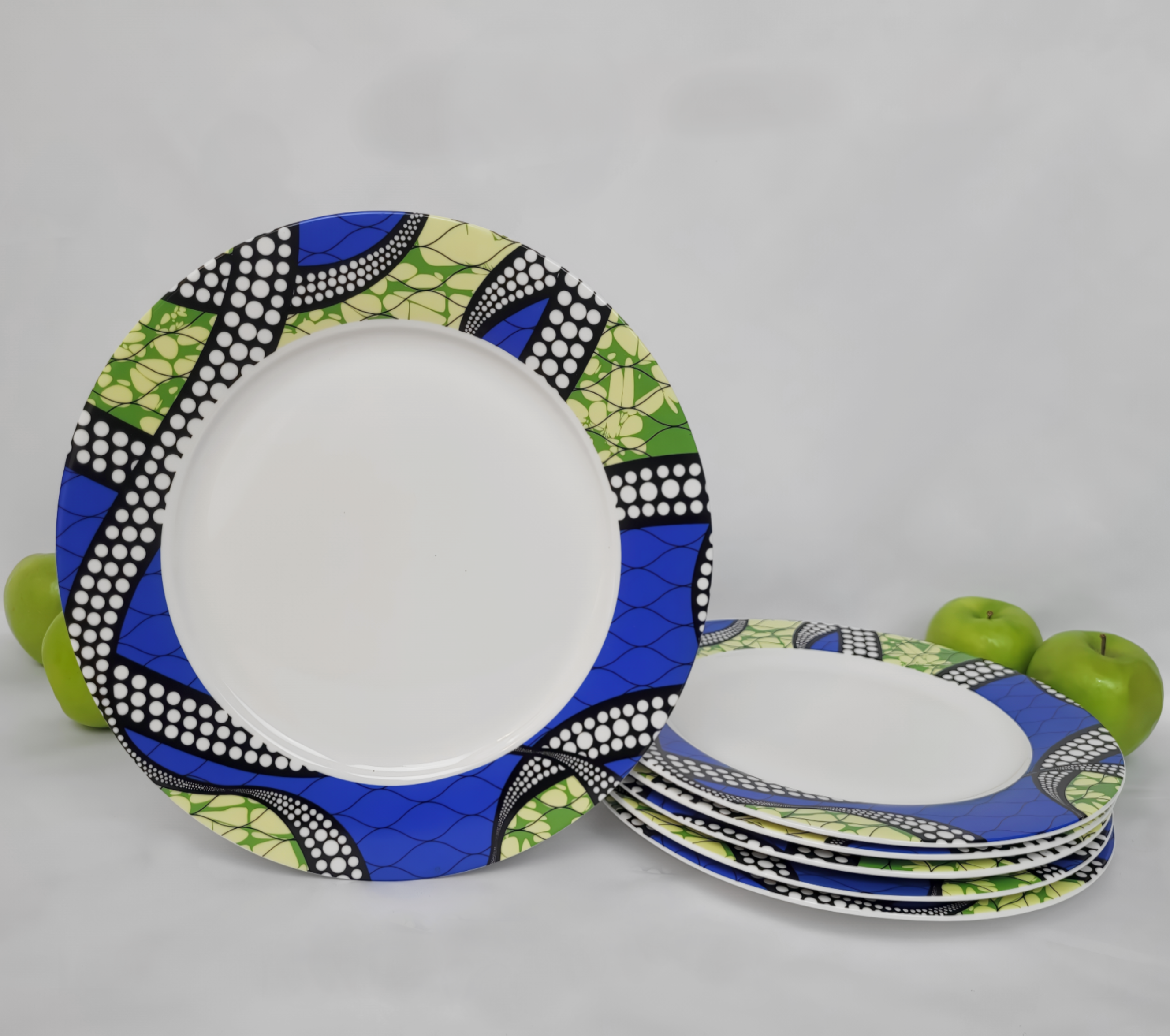 Aso Ebi Ceramic Plates (SET of 6)