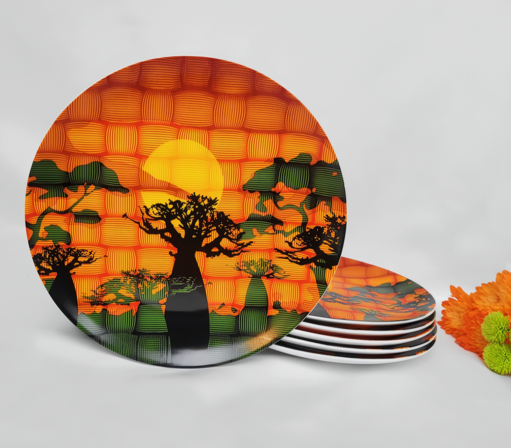 Baobab Ceramic Plates (SET of 6)